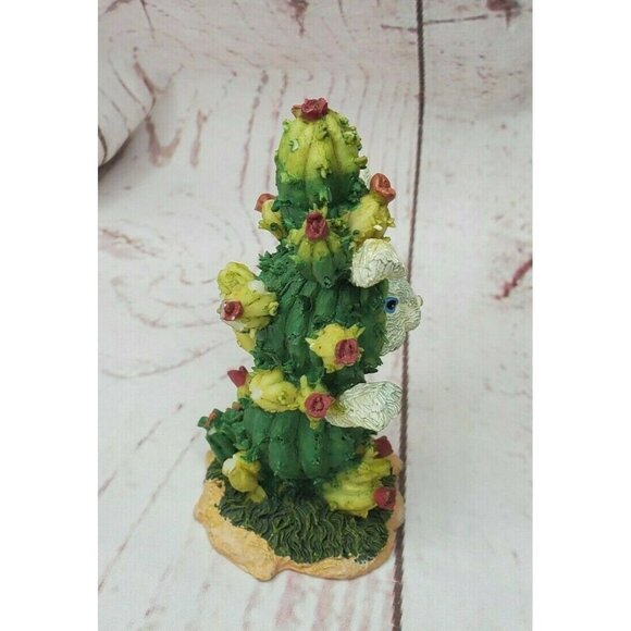 Rabbit Disguised as Cactus Figurine - Unique Easter Home Decor - Picture 4 of 9